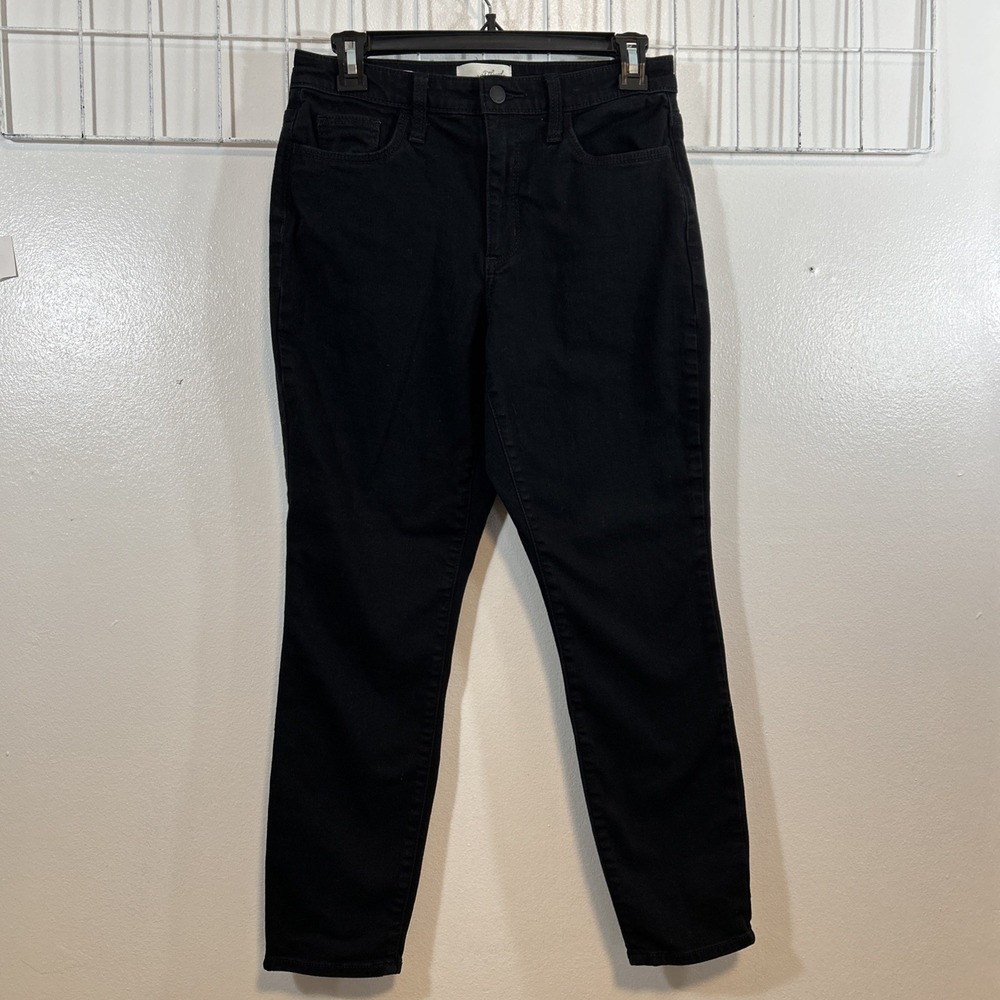 Universal Thread Women 6 High-Rise Skinny Jeans Black 6278
